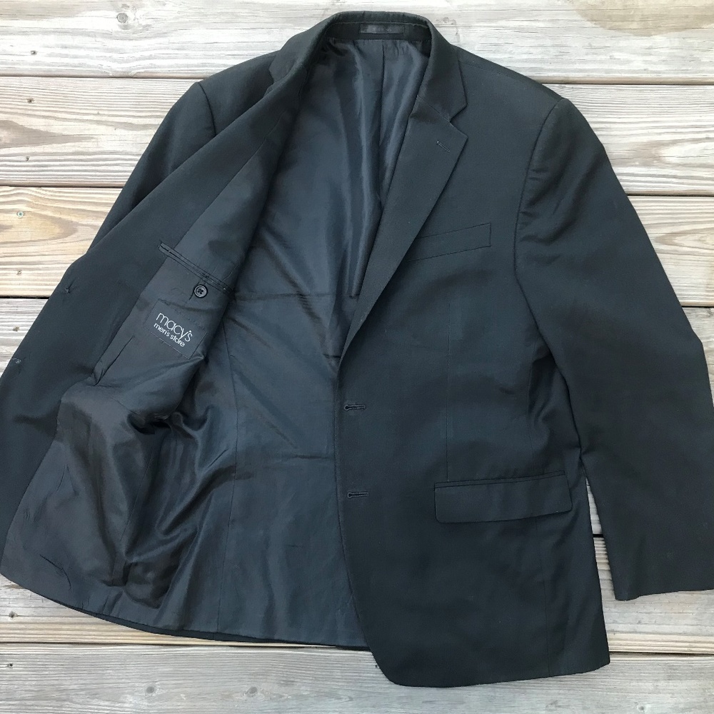 Michael Kors Men Blazer Black Sport Coat Jacket - Picture 5 of 8